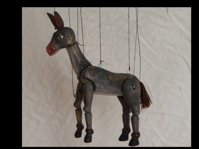 Donkey - puppet marionette - Click Image to Close